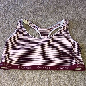 Calvin Klein Racerback Sports Bra
